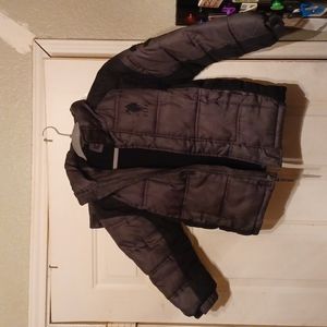 Boys hooded puff jacket